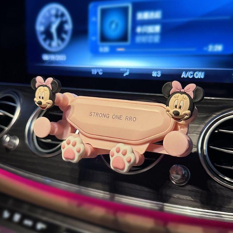 2024 New Car Navigation Handstand Gravity Design Air Outlet Instrument Stand Suction Cup Navigation Fixed Stand