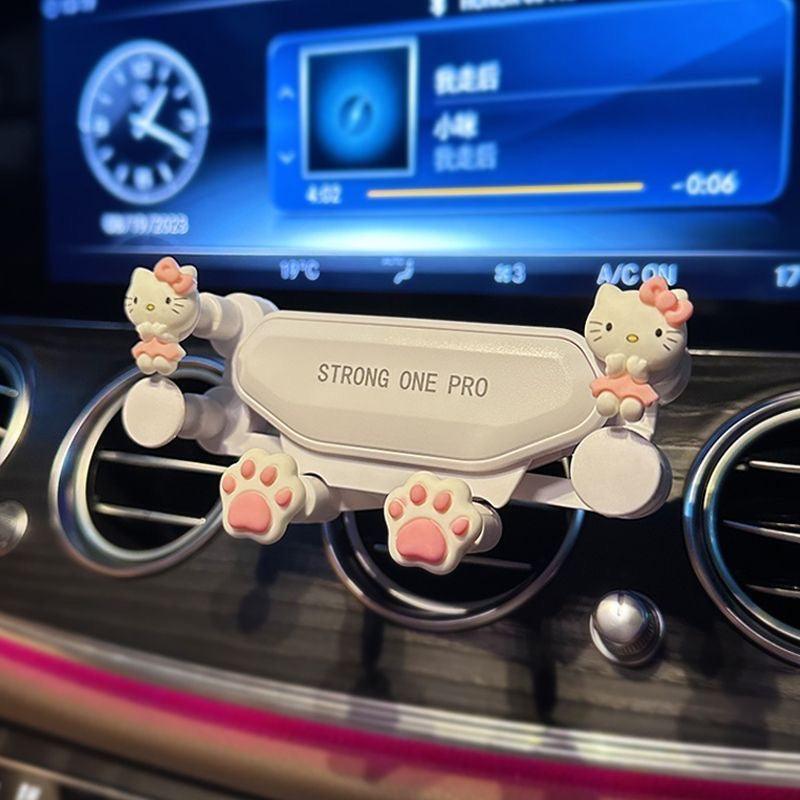 2024 New Car Navigation Handstand Gravity Design Air Outlet Instrument Stand Suction Cup Navigation Fixed Stand
