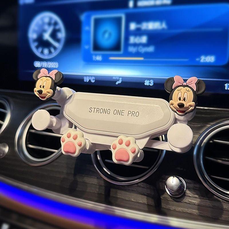 2024 New Car Navigation Handstand Gravity Design Air Outlet Instrument Stand Suction Cup Navigation Fixed Stand
