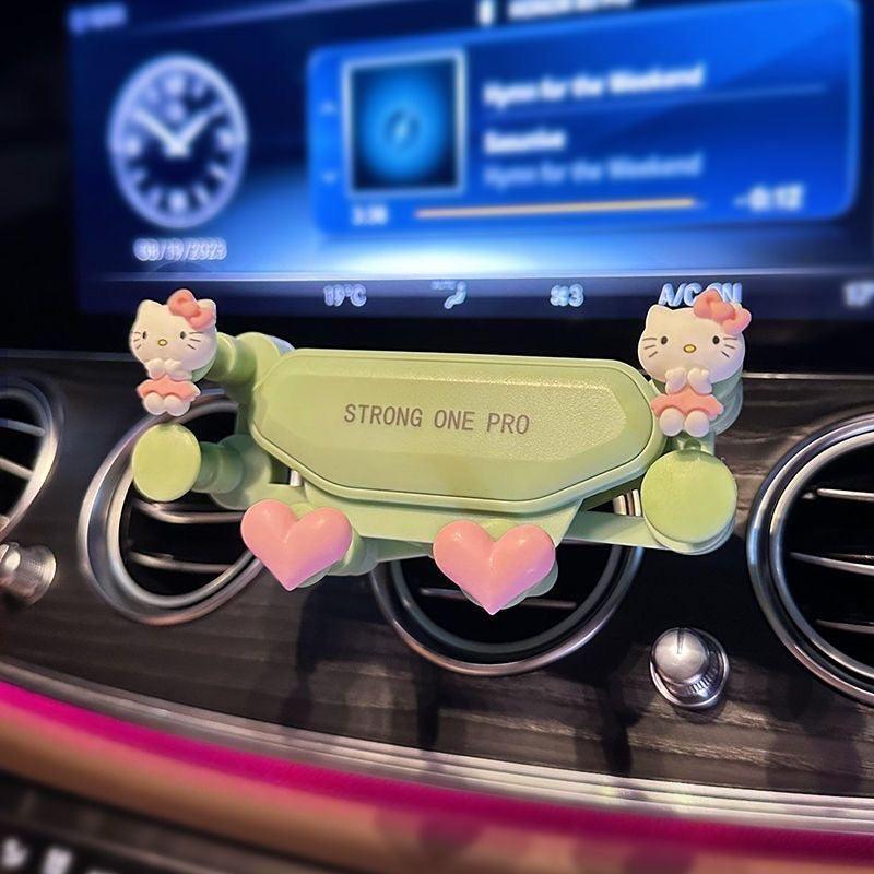 2024 New Car Navigation Handstand Gravity Design Air Outlet Instrument Stand Suction Cup Navigation Fixed Stand