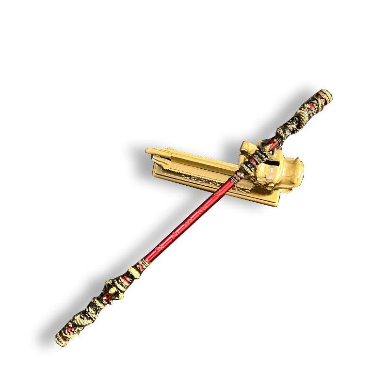 "Black Myth: Goku" Game - Introducing a model of the Goku's symbolic golden club, a pendulum model toy, 22cm/30cm, zinc alloy material
