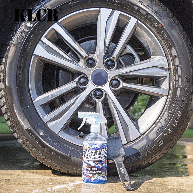 KLCB A4 Tire Cleaner Car Wash Supplies Automotive Aluminum Wheel Steel Wheel Cleaner Powerfully Cleans