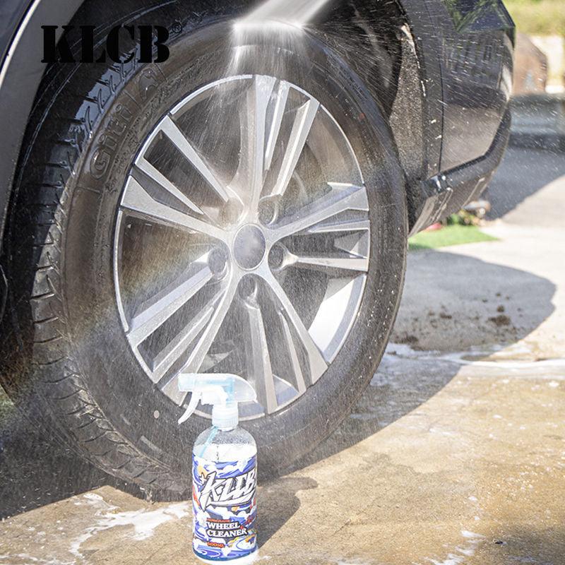 KLCB A4 Tire Cleaner Car Wash Supplies Automotive Aluminum Wheel Steel Wheel Cleaner Powerfully Cleans