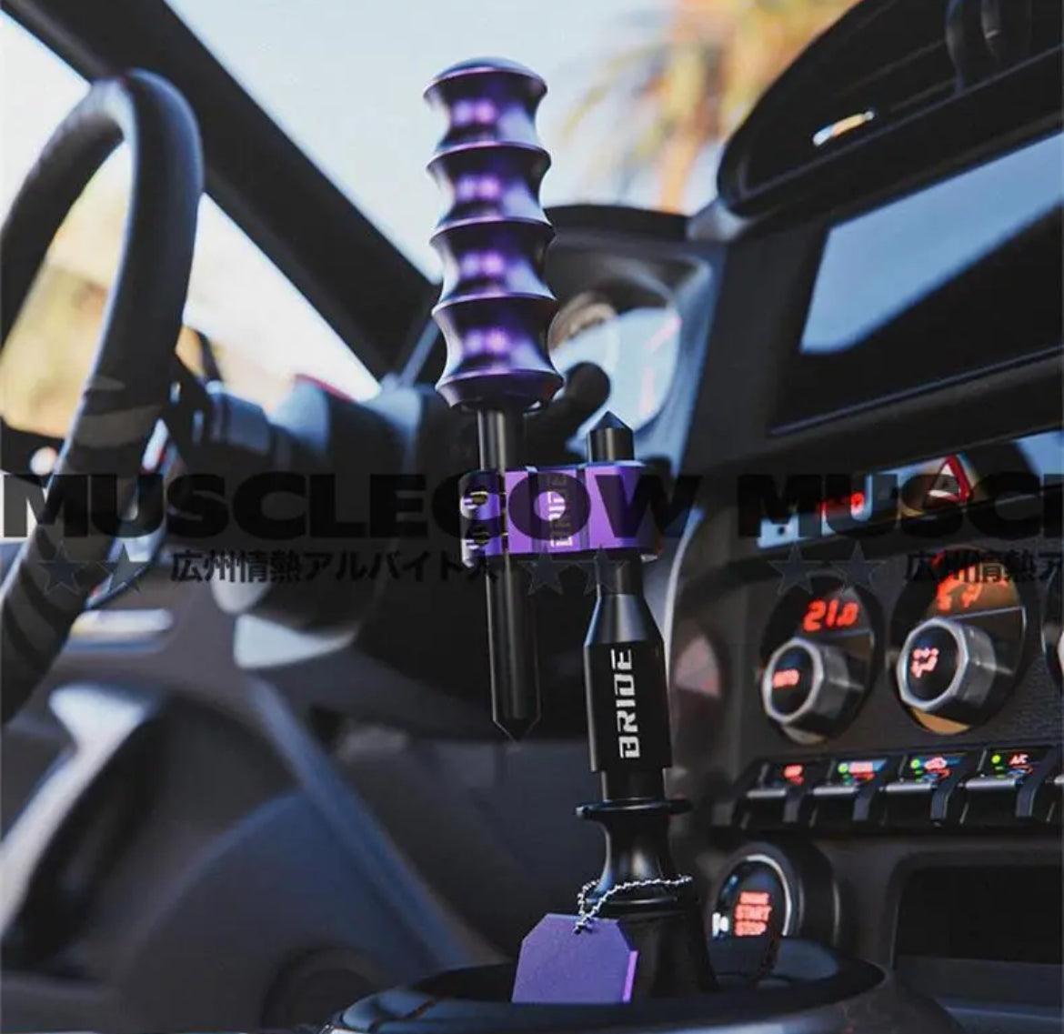 Car Shift Knob Extension Rod, for Manual Shift, Universal Adjustable Metal Shift Knob Extension Rod