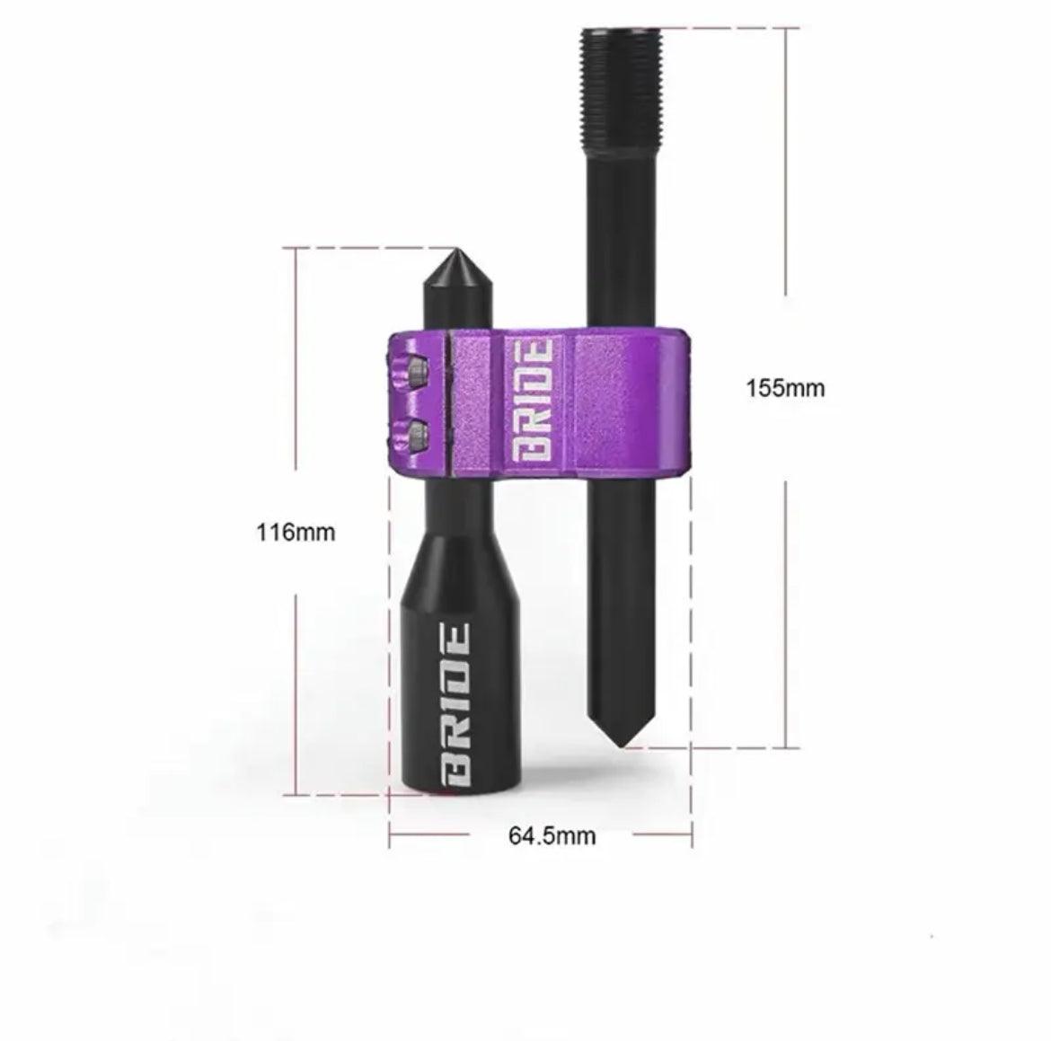 Car Shift Knob Extension Rod, for Manual Shift, Universal Adjustable Metal Shift Knob Extension Rod