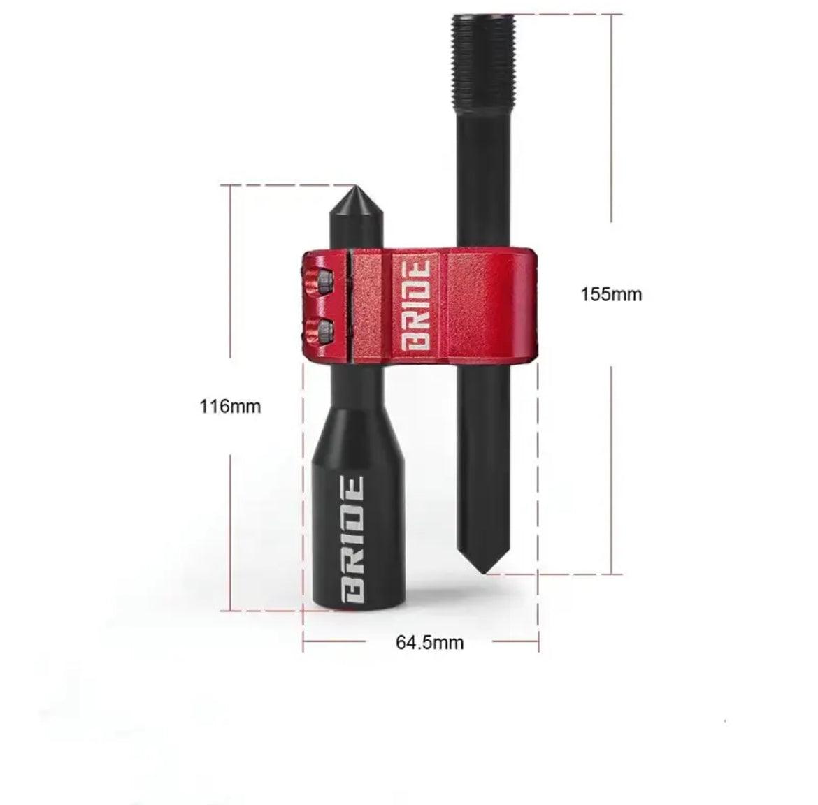 Car Shift Knob Extension Rod, for Manual Shift, Universal Adjustable Metal Shift Knob Extension Rod
