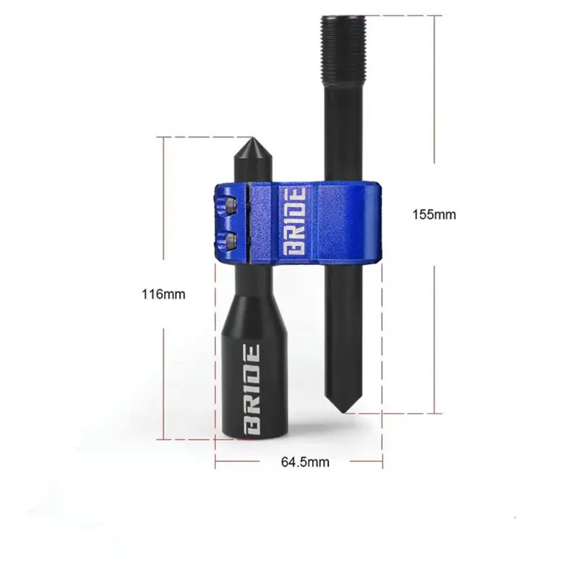 Car Shift Knob Extension Rod, for Manual Shift, Universal Adjustable Metal Shift Knob Extension Rod
