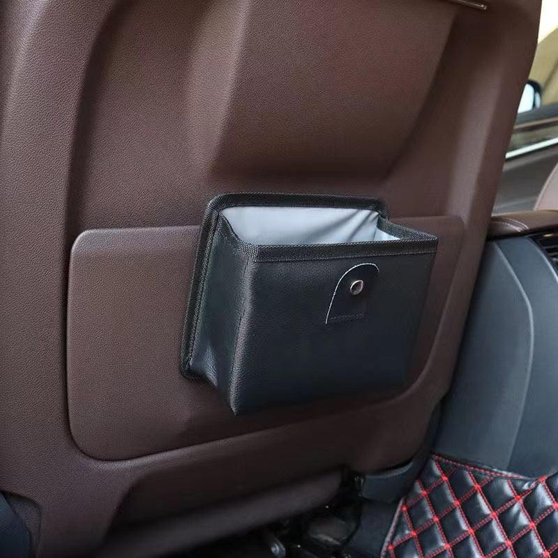 Car trash can | Garbage can, car storage bag, foldable, door hanging, multi-function storage bag, car supplies, car accessories