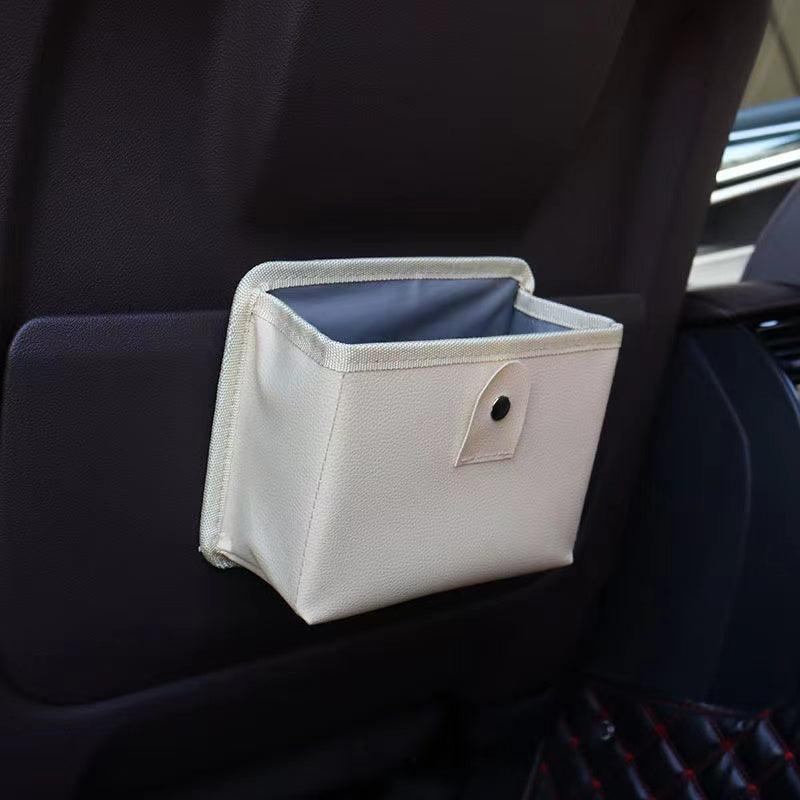 Car trash can | Garbage can, car storage bag, foldable, door hanging, multi-function storage bag, car supplies, car accessories
