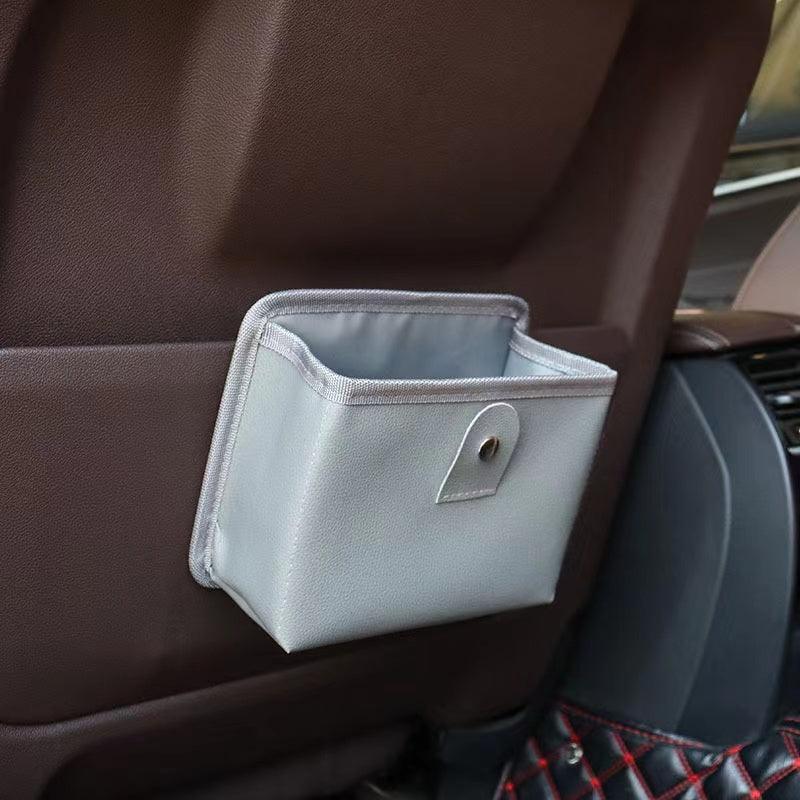 Car trash can | Garbage can, car storage bag, foldable, door hanging, multi-function storage bag, car supplies, car accessories
