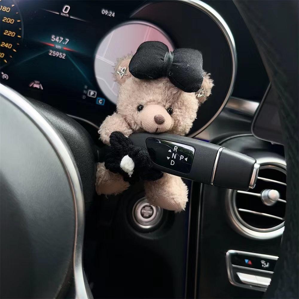 Popular items - Car dashboard Car decorations - Cute bear and dog decorations Funny dog stuffed animal Car wiper decorations