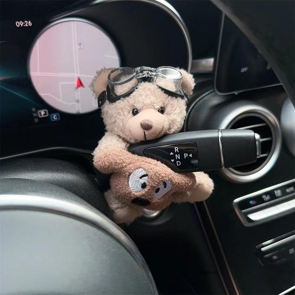 Popular items - Car dashboard Car decorations - Cute bear and dog decorations Funny dog stuffed animal Car wiper decorations