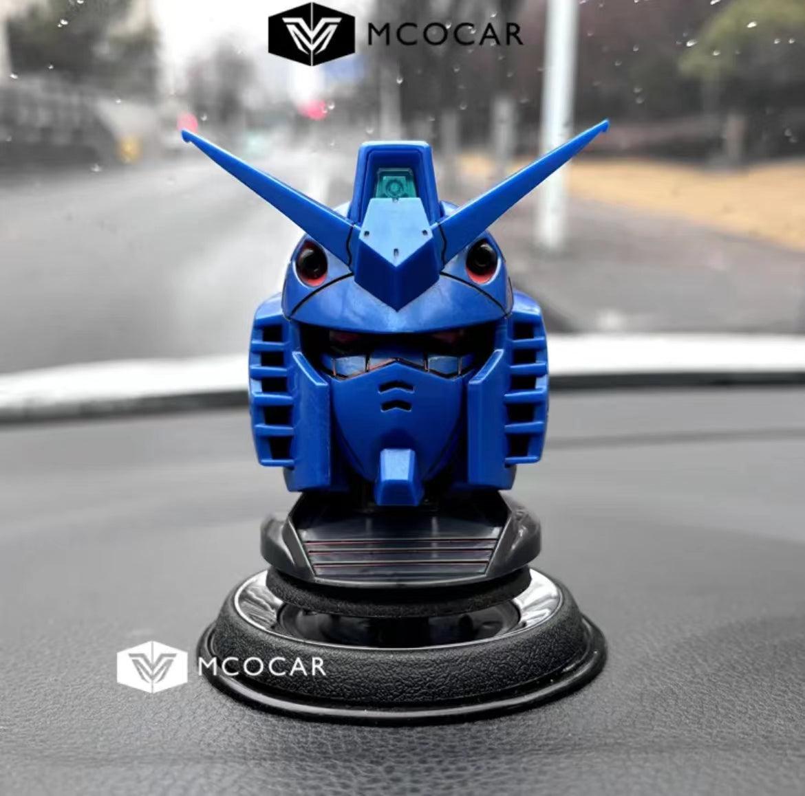 Gundam car air freshener with figure figures, creative model interior, original Zaku head, high temperature resistant dashboard ornament