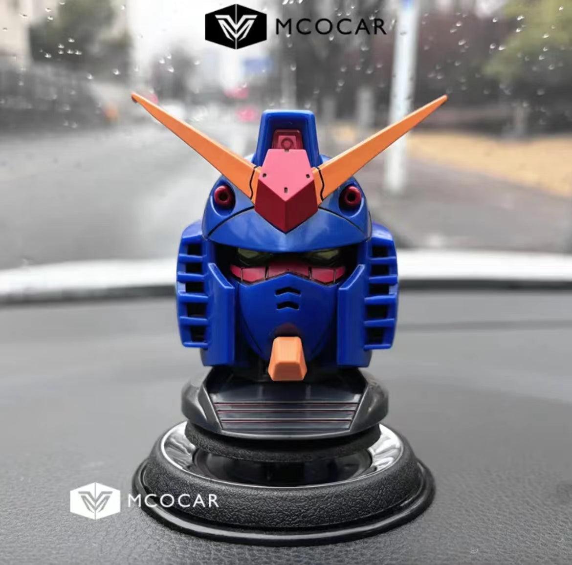 Gundam car air freshener with figure figures, creative model interior, original Zaku head, high temperature resistant dashboard ornament