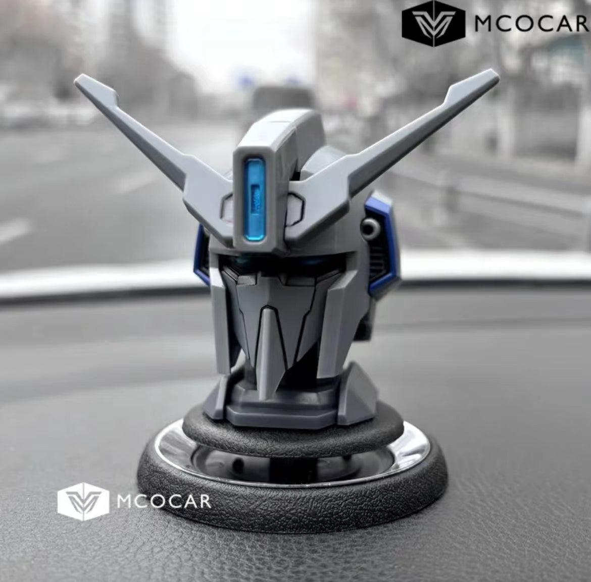 Gundam car air freshener with figure figures, creative model interior, original Zaku head, high temperature resistant dashboard ornament