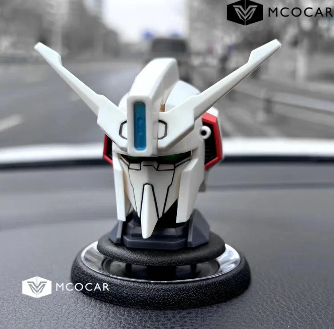 Gundam car air freshener with figure figures, creative model interior, original Zaku head, high temperature resistant dashboard ornament