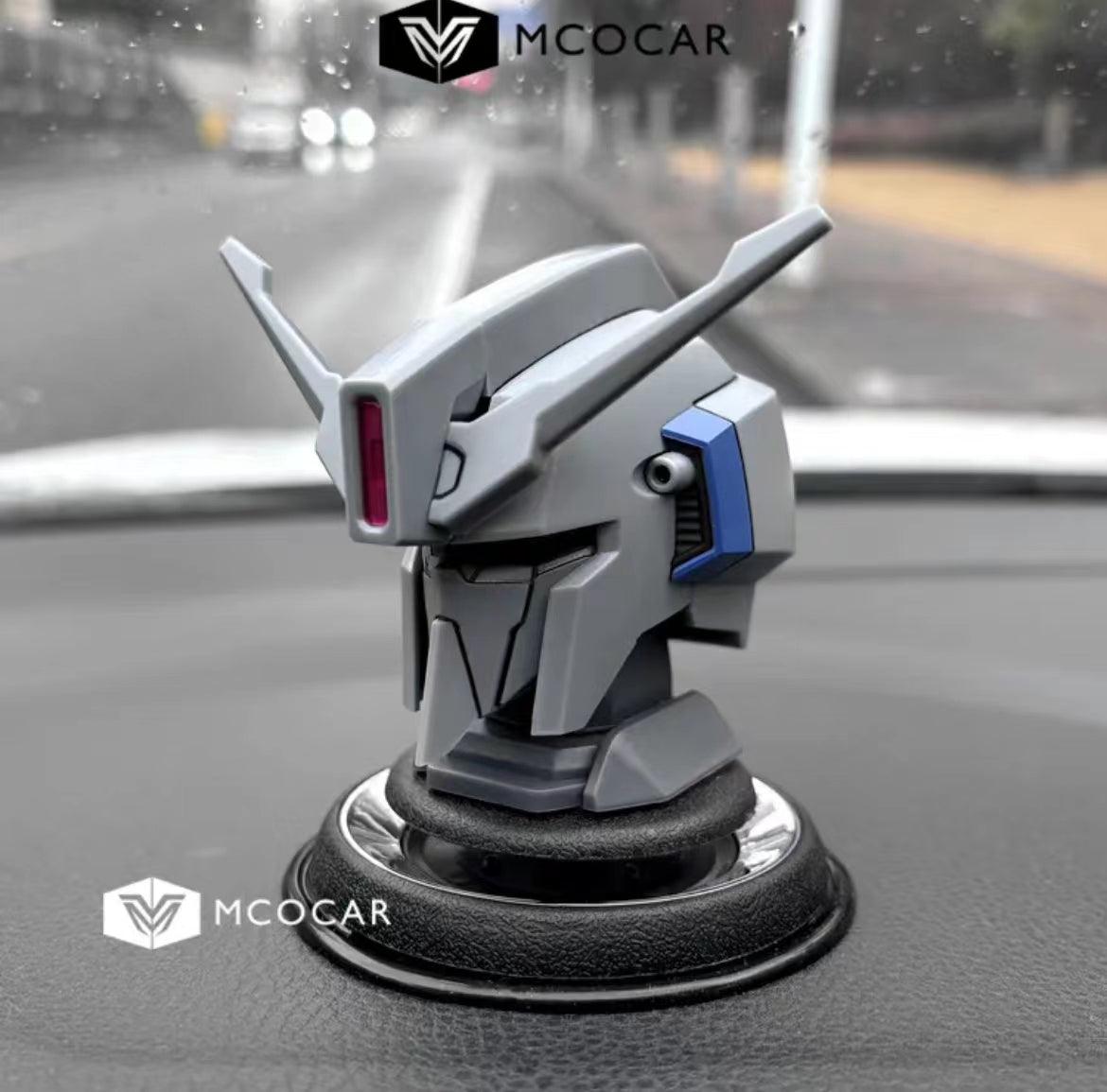 Gundam car air freshener with figure figures, creative model interior, original Zaku head, high temperature resistant dashboard ornament