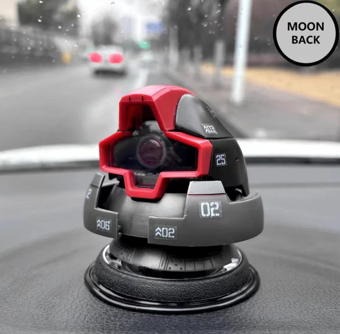 Gundam car air freshener with figure figures, creative model interior, original Zaku head, high temperature resistant dashboard ornament