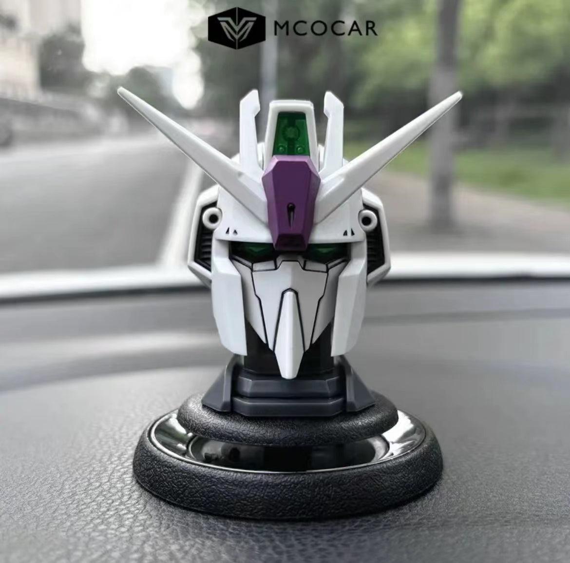 Gundam car air freshener with figure figures, creative model interior, original Zaku head, high temperature resistant dashboard ornament