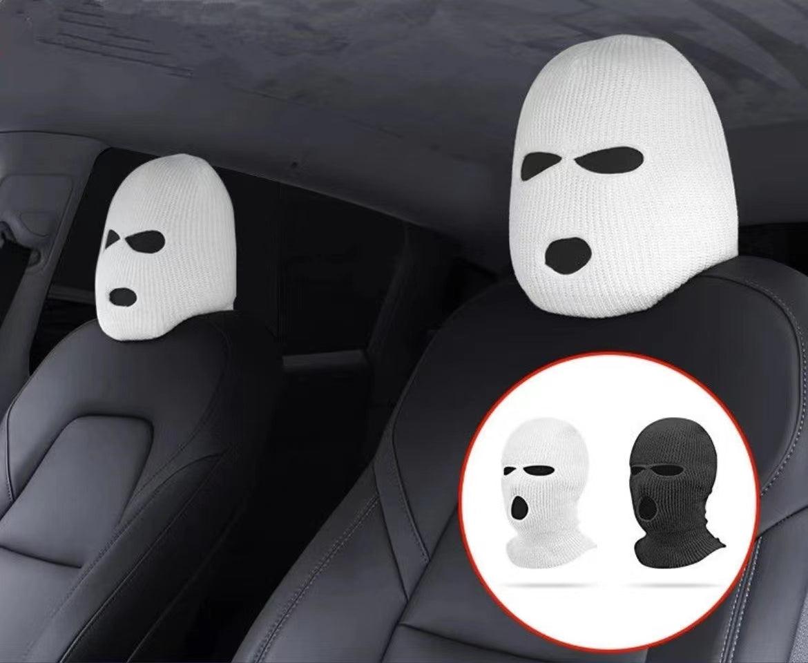 Car supplies/Funny seat covers for hobbies (2 pieces) Funny Halloween head decorations for all car models