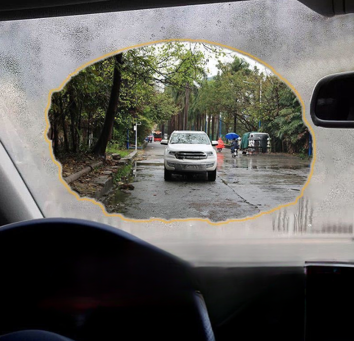 Car glass rain protector, anti-fog agent, window rearview mirror, anti-fog agent, anti-fog spray for rainy days