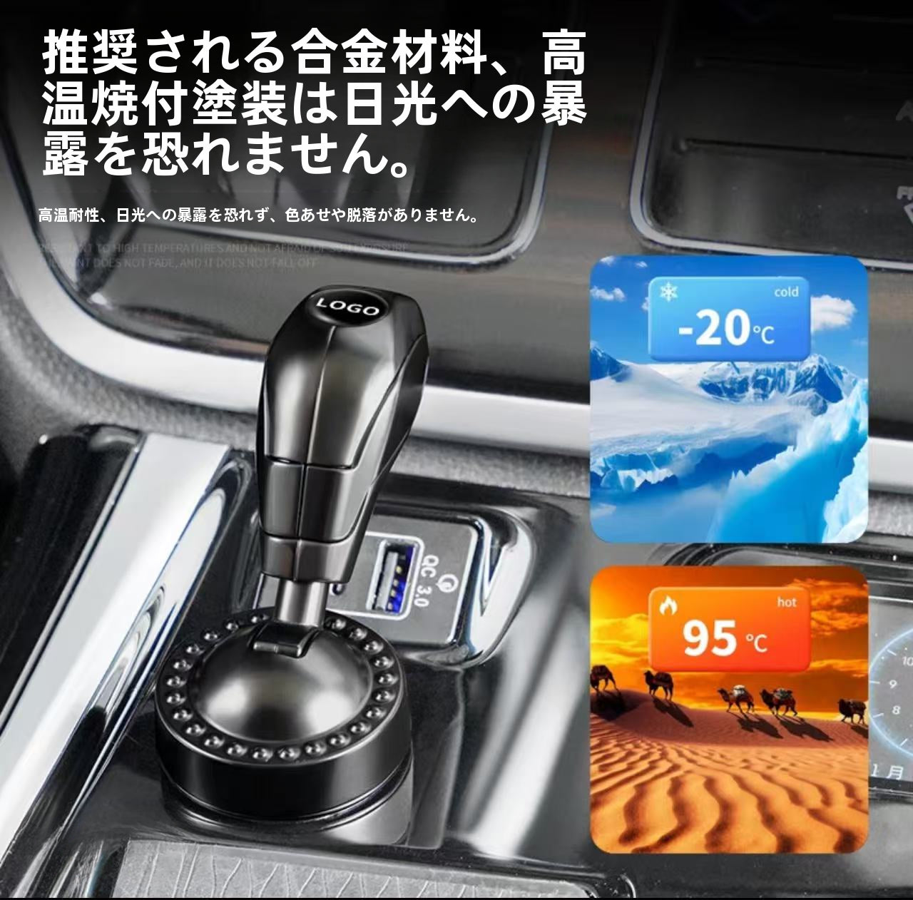 【車改装パーツ】エンジンスタートボタンカバー シフトノブ風デザイン 車内インテリア装飾 ドレスアップアクセサリー 汎用スタートボタン用