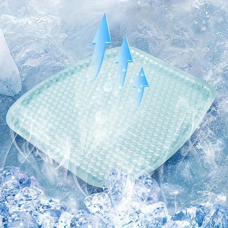 Honeycomb cushion for summer in car | Multifunctional gel cushion, summer, car, breathable, cool pad, all season, ice pad