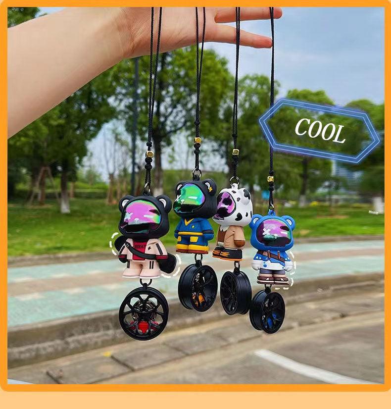 Cute and exquisite tire strap car interior pendant