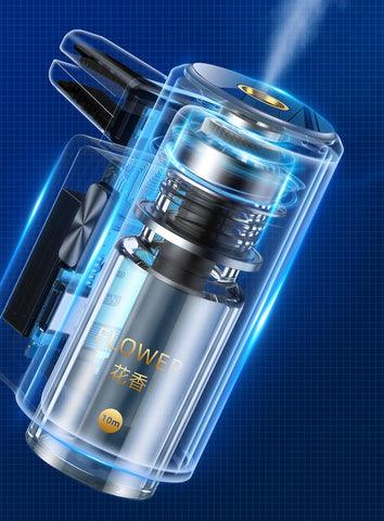 Car air freshener (3 bottles of essential oil) A car air freshener that automatically sprays perfume into the car's air outlet using a car-mounted air freshener machine.