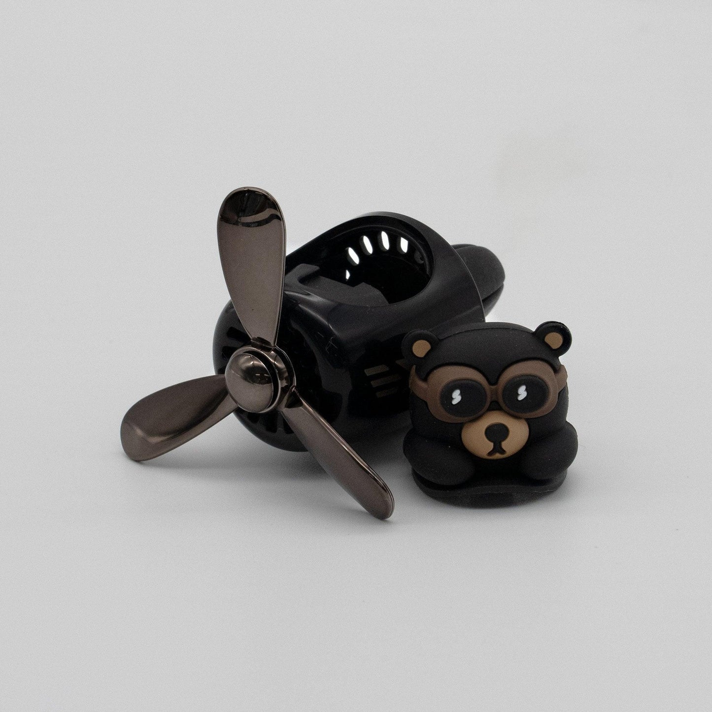 『Super popular car item』 Bear car air freshener | (fragrance 10 tablets) The ultimate design with a retro airplane and Bear