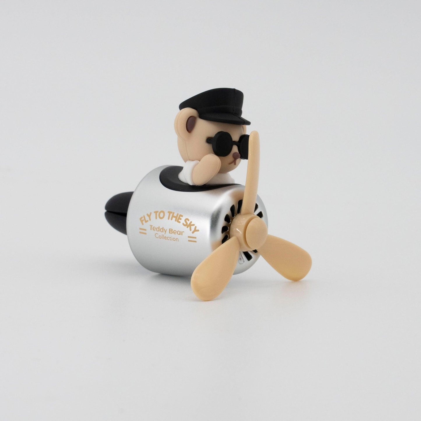 『Super popular car item』 Bear car air freshener | (fragrance 10 tablets) The ultimate design with a retro airplane and Bear