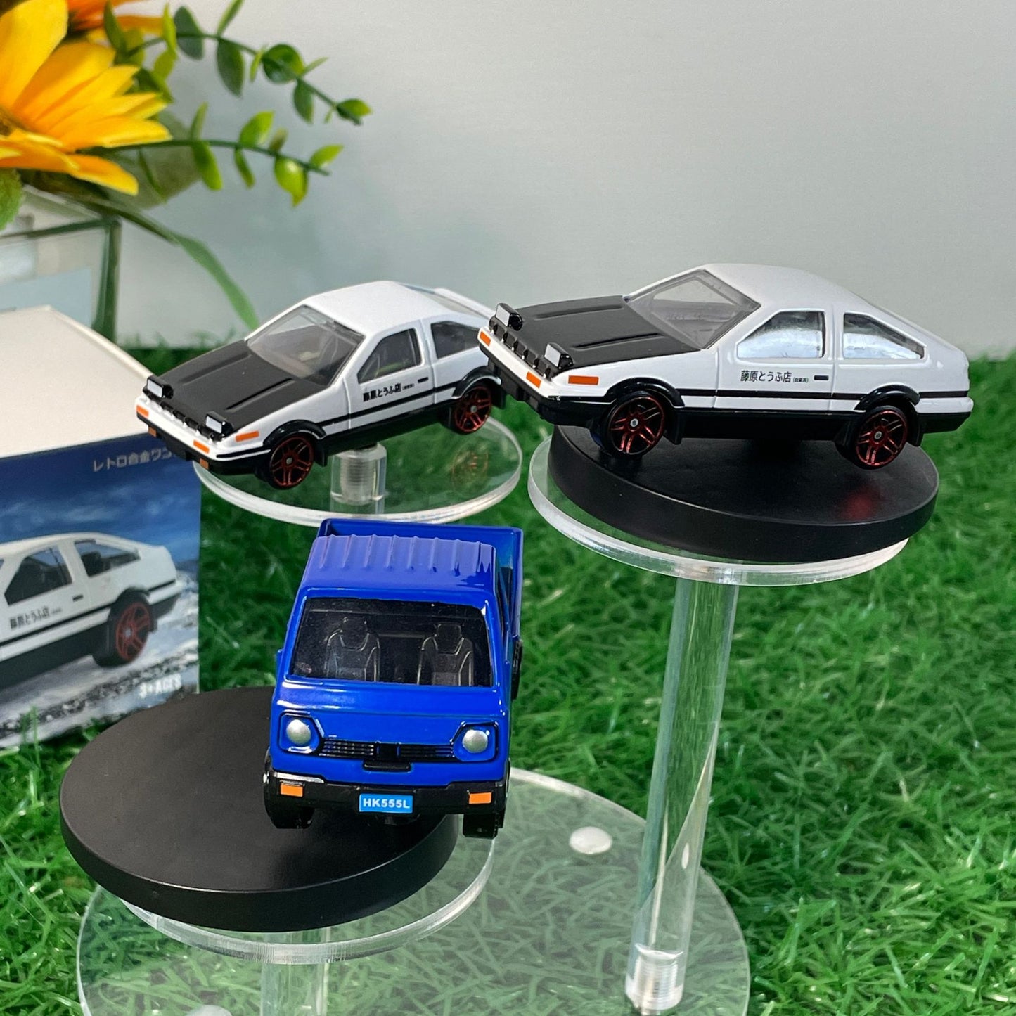 Car Decoration, Central Control Unit Car Object, Alloy Car Model, AE86 Drift Rotating Object, 1:64 Scale Model
