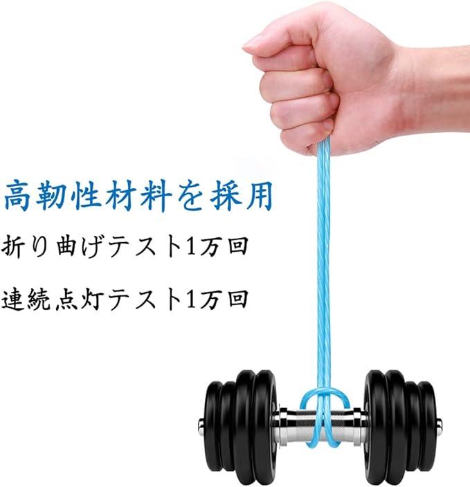Car USB charging cable light, car decoration light, LED light-emitting cable light, ultra-high brightness, three-in-one, 3-in-1, highly durable, flexible, fully waterproof, fast charging (three colors, mixed colors)
