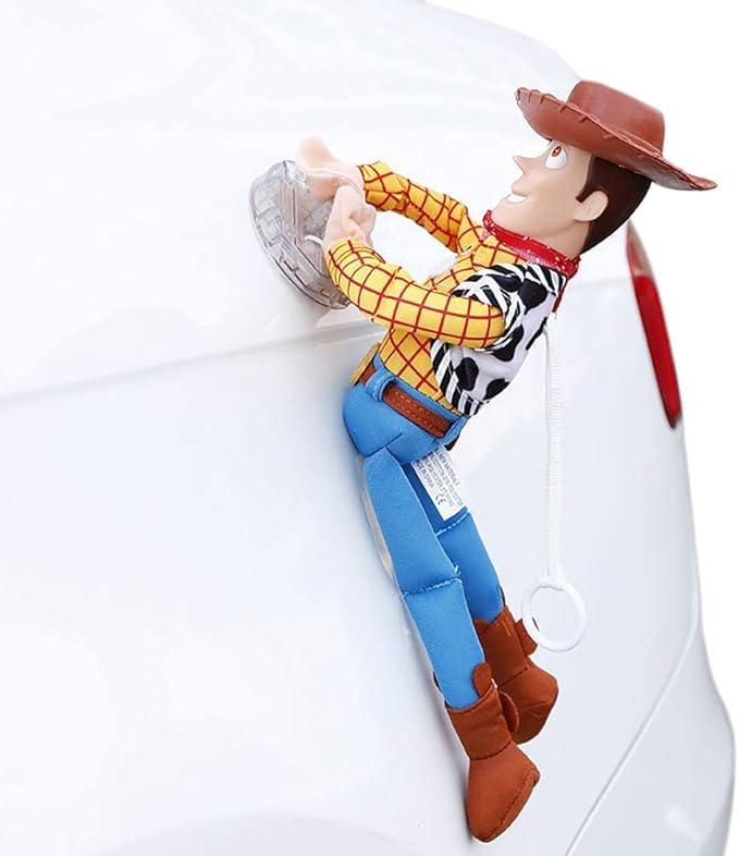 Car exterior products, car exterior, car stickers, car emblems, Woody plush toys, Buzz Lightyear plush toys, car decorations, cute, cool, fun, soothing, car decorations, automobiles