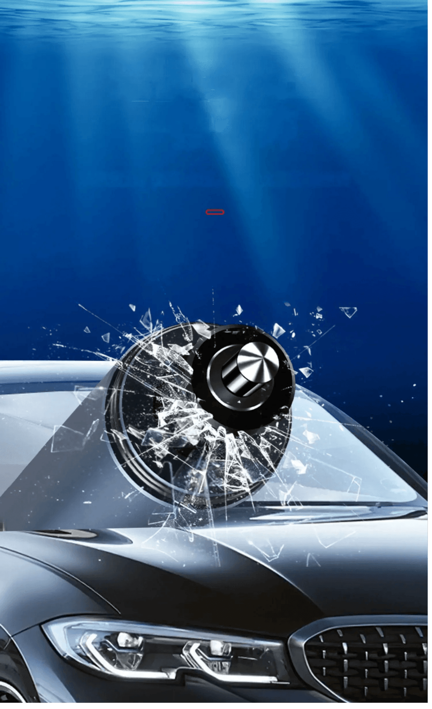 Car emergency escape hammer | Car and home use, standard equipment, car emergency escape, window glass breaker