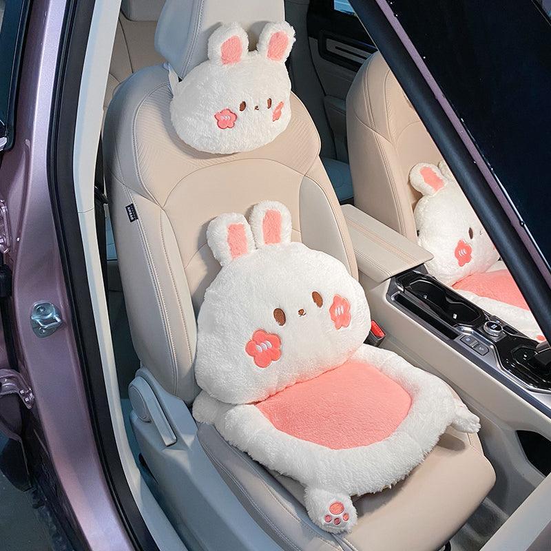 Car cushion! Neck and lumbar cushion! Cute design!