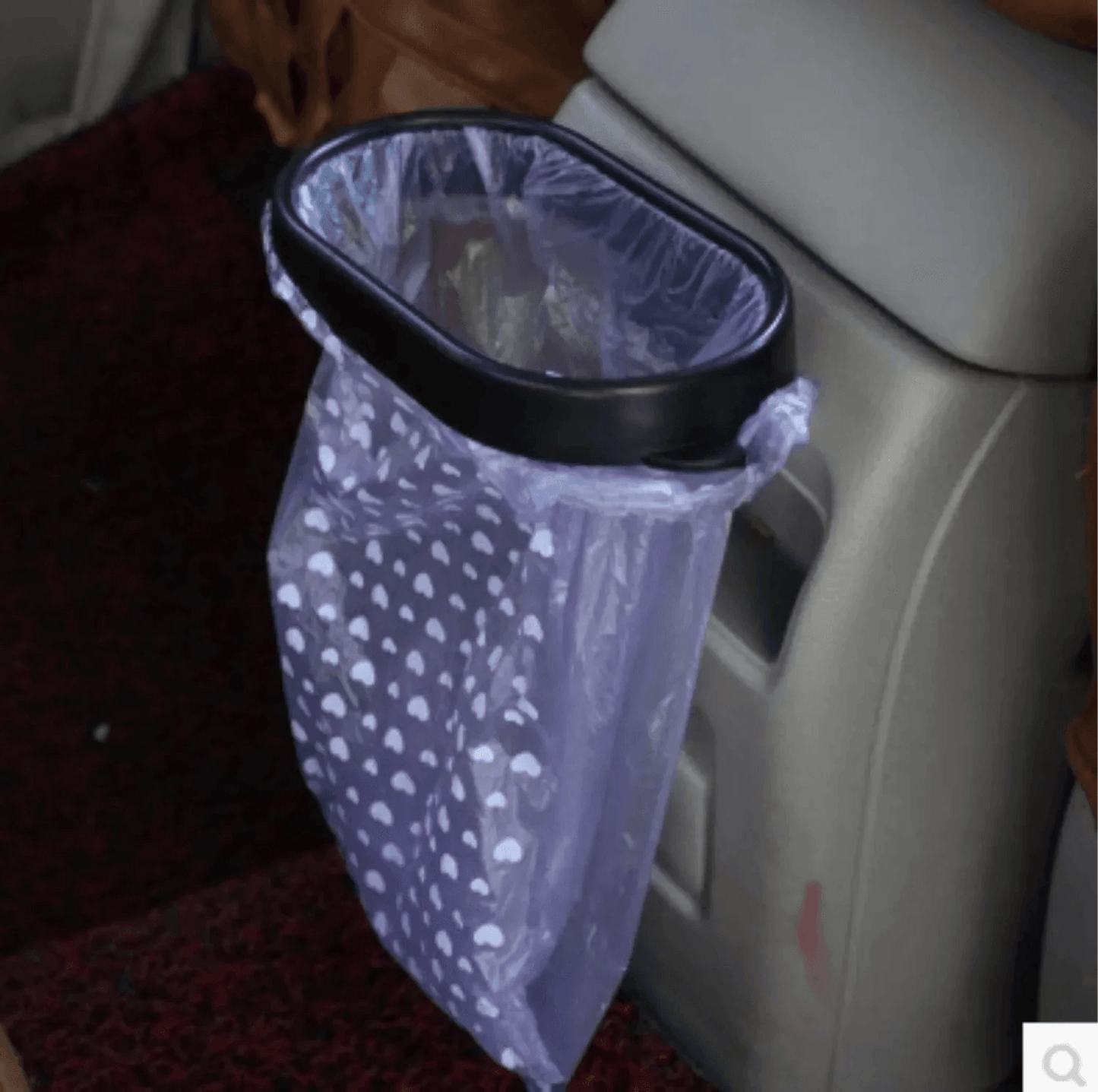Car Trash Can丨 Space-saving Car Accessories Garbage Can Hanging Back Seat Trash Bag Not Included