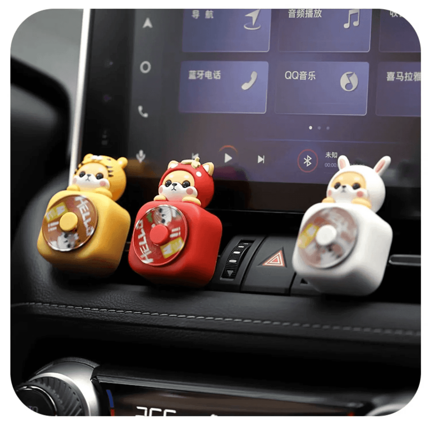 Corgi perfume car accessories! Car air freshener with cute cartoon design fills your car with scent