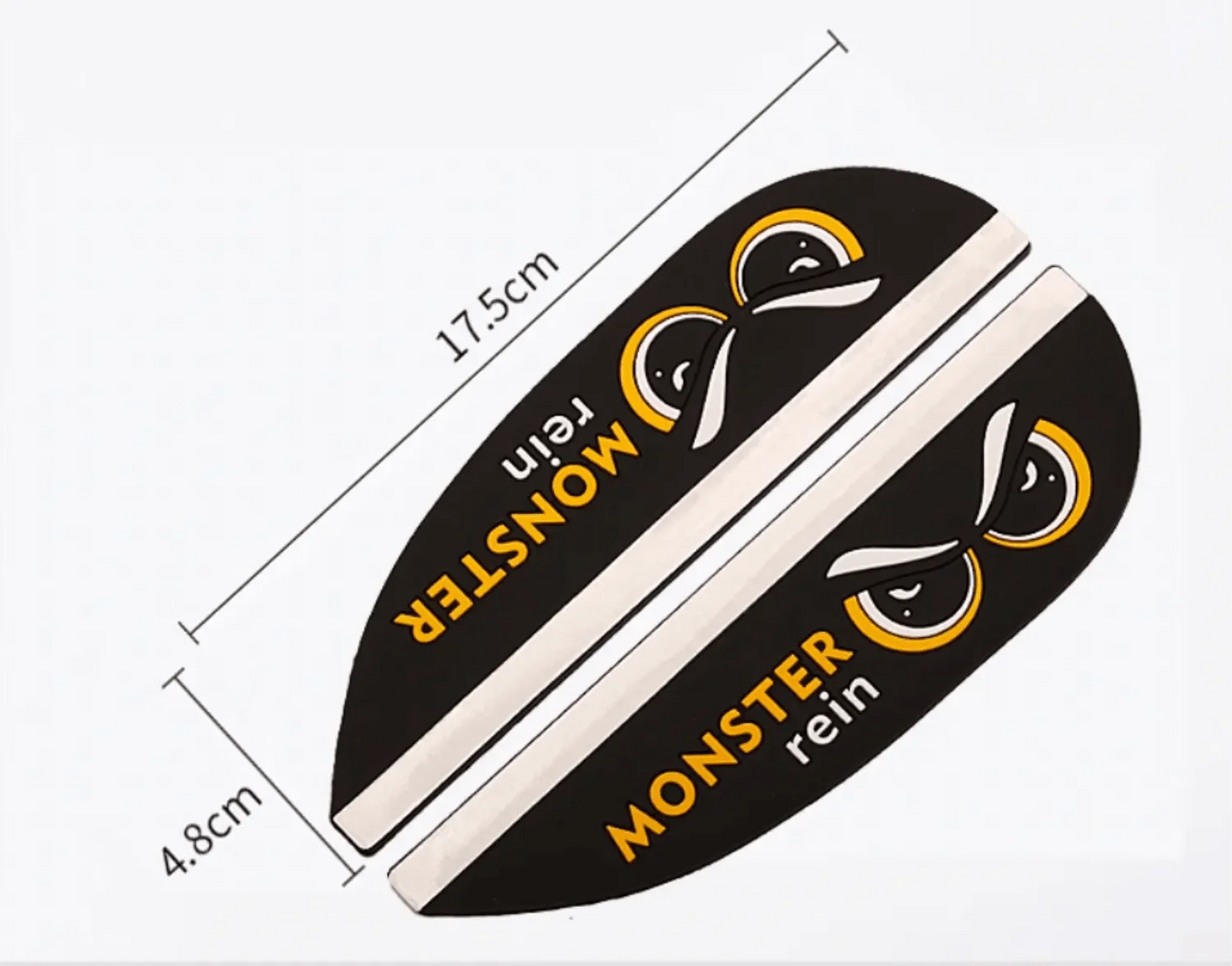 Car rearview mirror rain shield | When it's raining, you can't see the rearview mirror, which affects how you drive, so sticking this on will solve the problem.