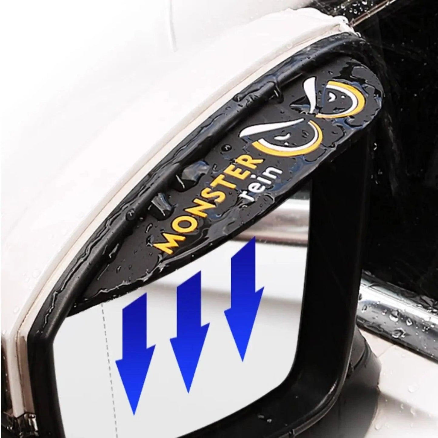 Car rearview mirror rain shield | When it's raining, you can't see the rearview mirror, which affects how you drive, so sticking this on will solve the problem.