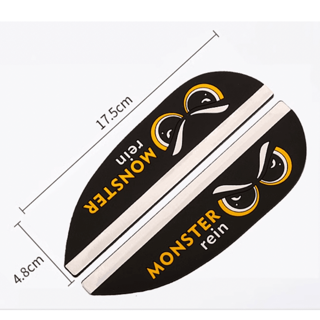 Car rearview mirror rain shield | When it's raining, you can't see the rearview mirror, which affects how you drive, so sticking this on will solve the problem.