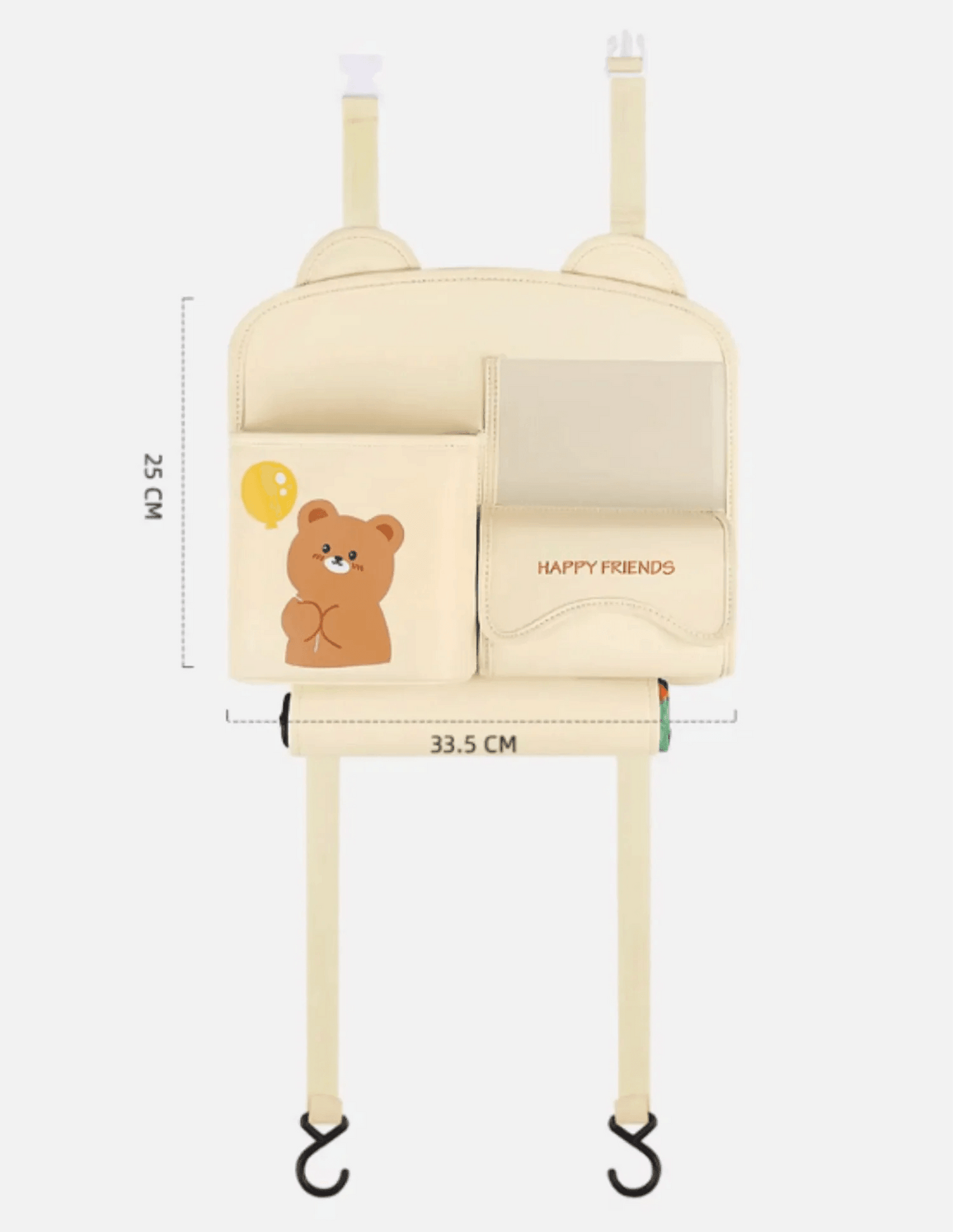 Car seat back pocket | Excellent storage capacity, you can easily store all the small items scattered around the car!