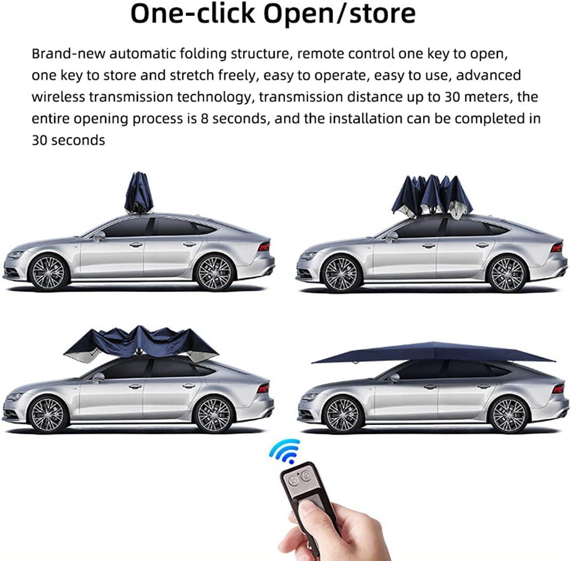 Car Parasol Automatic Canopy Car Clothing Mobile Car Shed Shade Sunscreen Car Sunshade Umbrella Outdoor Car Roof Anti-Ice Canopy Automatic Car Clothing Parasol Car Hood