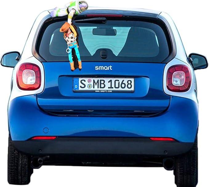 Car exterior products, car exterior, car stickers, car emblems, Woody plush toys, Buzz Lightyear plush toys, car decorations, cute, cool, fun, soothing, car decorations, automobiles