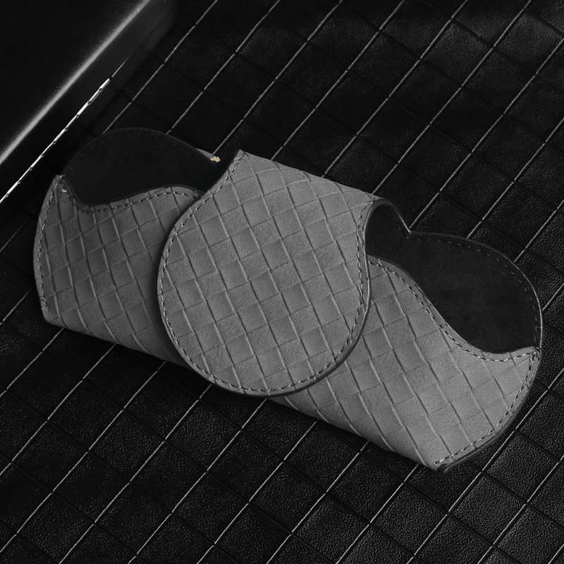 Available in 6 colors: Car glasses clip | Leather, creative, sunshade, glasses case, car accessories