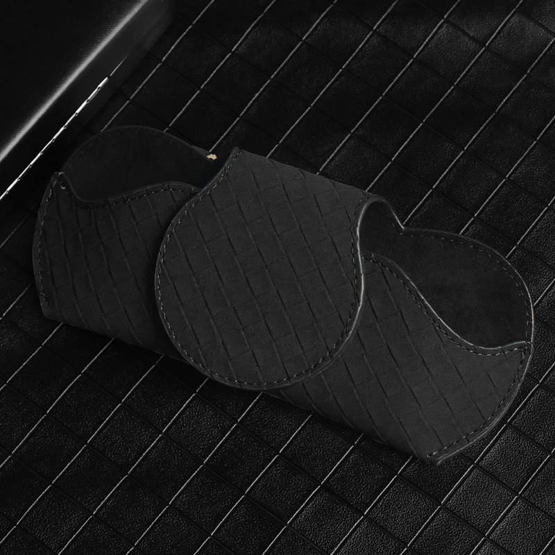 Available in 6 colors: Car glasses clip | Leather, creative, sunshade, glasses case, car accessories