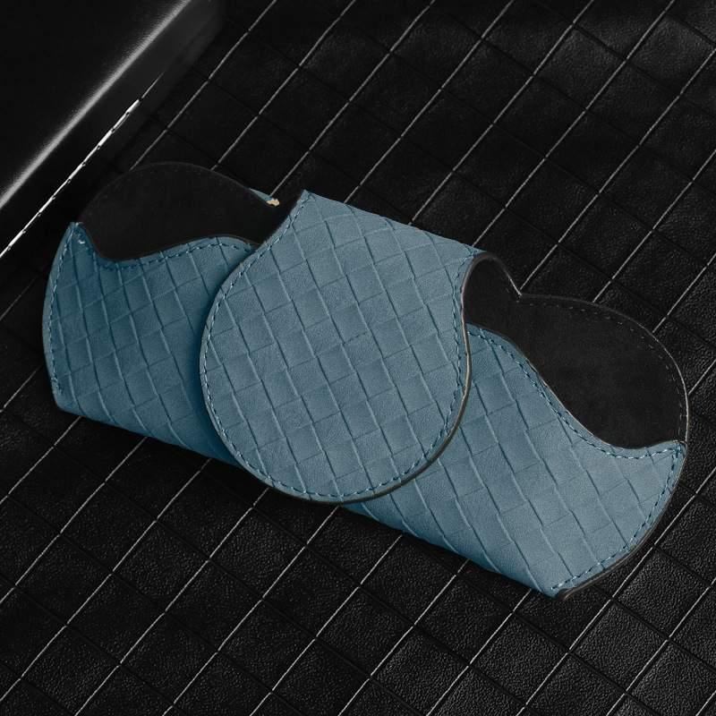 Available in 6 colors: Car glasses clip | Leather, creative, sunshade, glasses case, car accessories