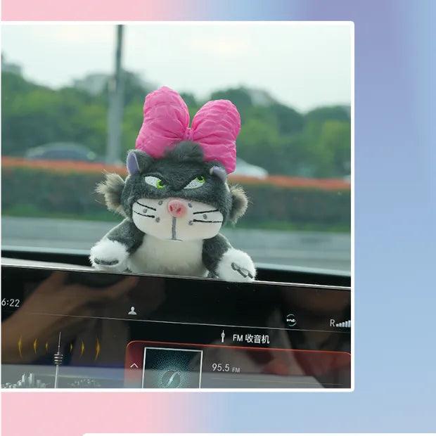 Parking brake decoration | Car accessories, car supplies, car audio decorations, stuffed toys, cute cats, car supplies