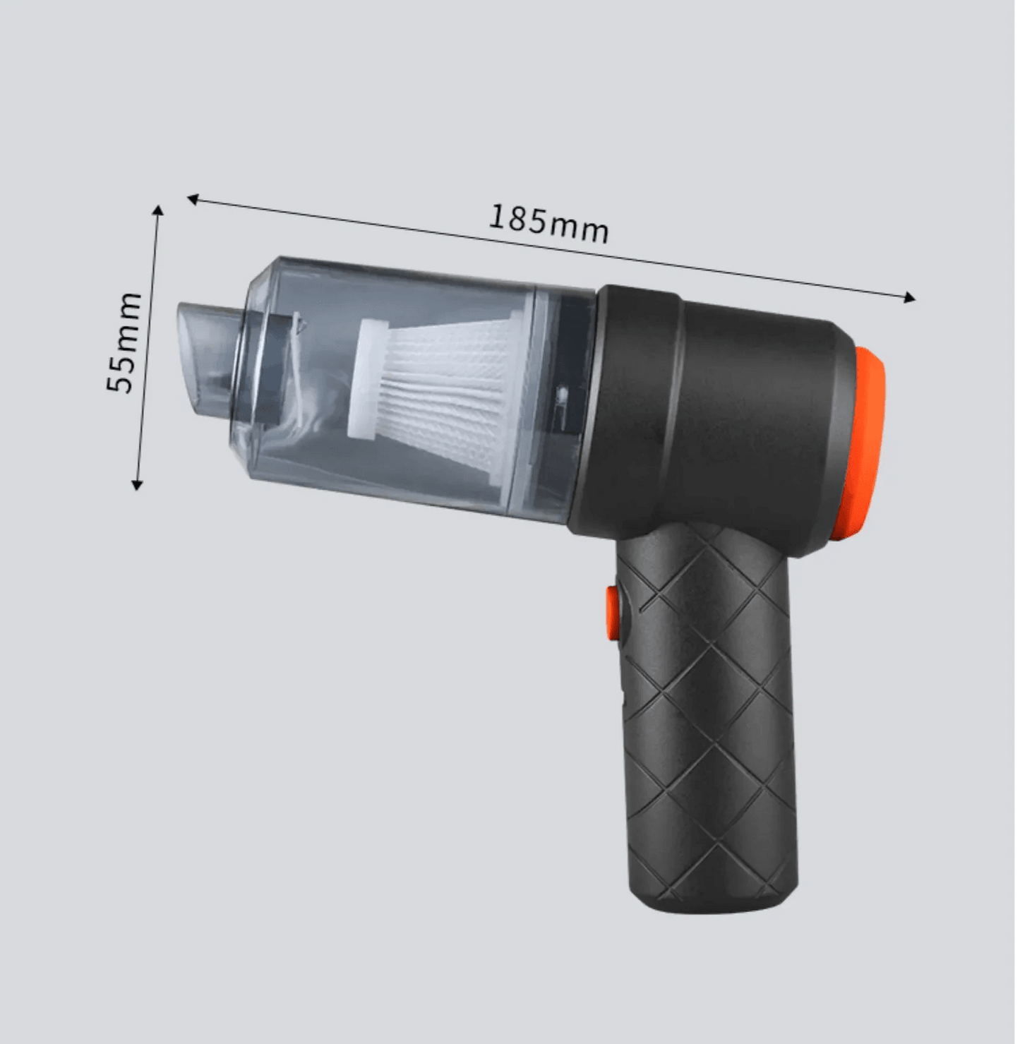 Car Vacuum Cleaner | Wireless Mini Powerful Air Blower for Pets 2-way Powerful Suction