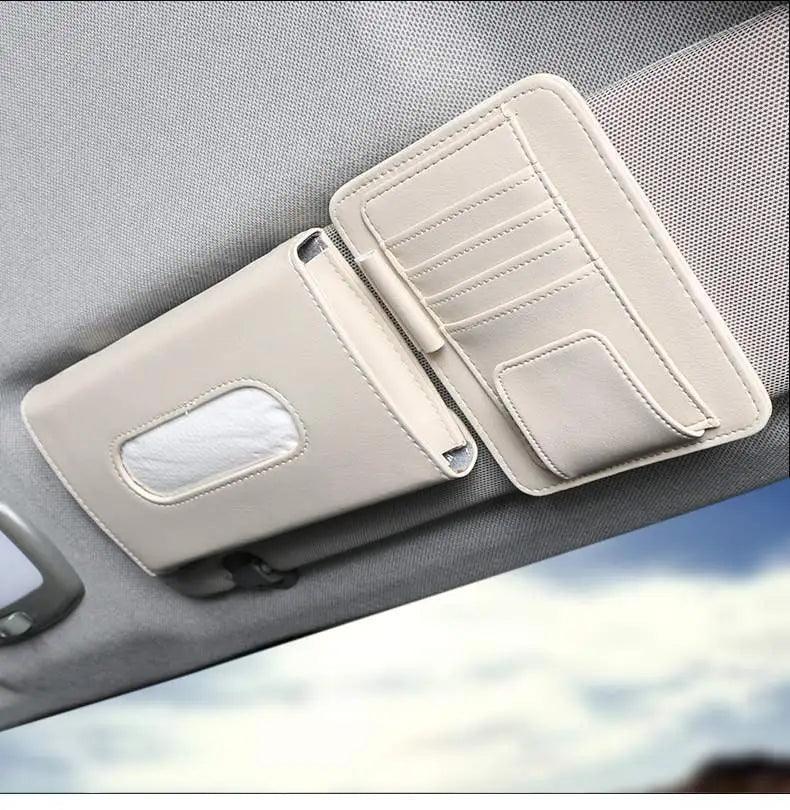 Car tissue box | Sun visor clip, card holder, storage, car supplies, car tissue box, sunroof